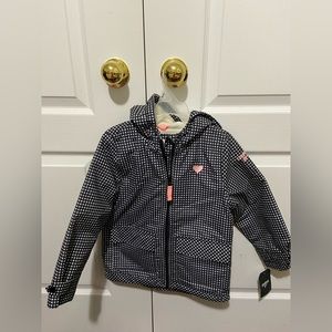 OshKosh Girls Fleece-Lined Plaid Jacket. Size 6 New Never Worn with Tags